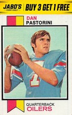 1972 Topps #156 Dan Pastorini Vintage Football Card