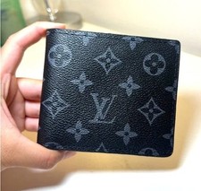 Louis Vuitton Multiple Monogram Slender Canvas Black Men s Wallet