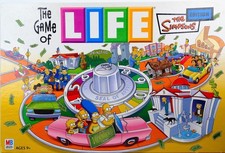 MB The Game of Life The Simpsons Edition Board Game 2004 (Ages 9+) Complete