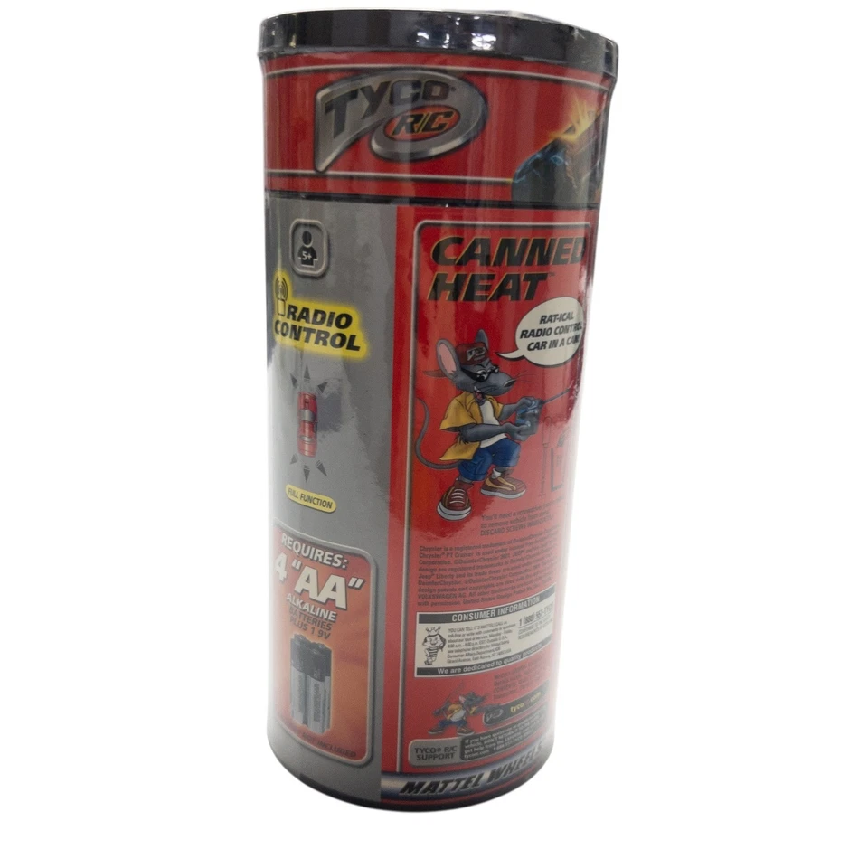 Tyco RC Enlavado Calor Mini Radio Control Coche Juguete Rojo Años 90 Fast Speed Racer Nuevo en Caja Foto 3 de 4