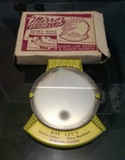 1950s Auto Advertising Visor Clip Mirror Ray Less Service Car Truck Accessory 1950s Auto Advertising Visor Clip Mirror Ray Less Service Car Truck Accessory