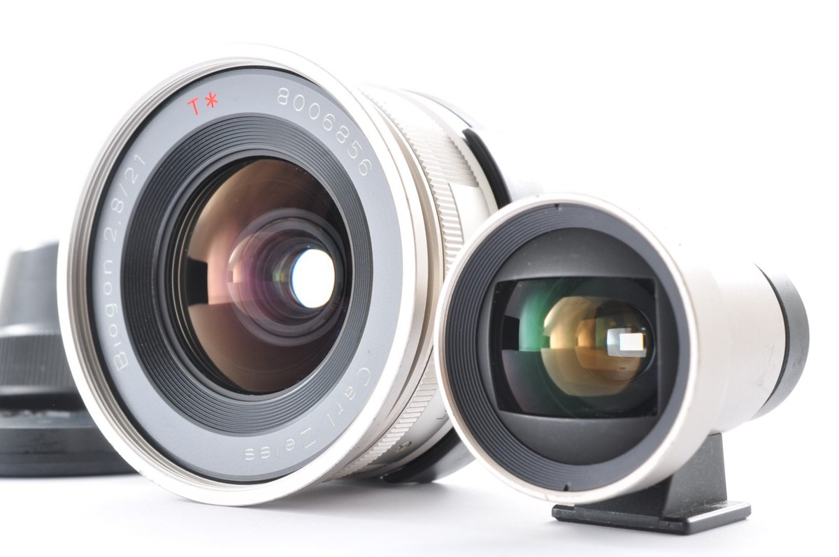 Contax Carl Zeiss Biogon 21mm f2.8 Lens for G1 G2 w/ GF-21 Finder