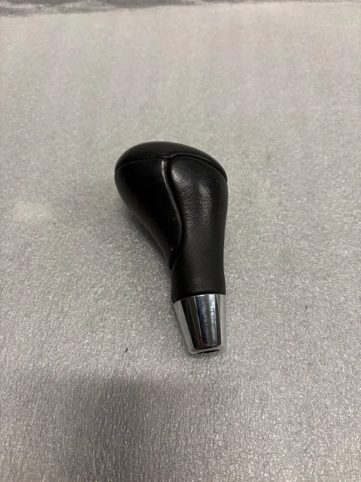 99-06 Mercedes W220 W215 OEM Automatic Shift Knob Black Leather Chrome - Image 2 of 3