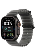 APPLE WATCH ULTRA 4 49MM BLACK TI TRN BLACK OCEAN BAND