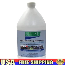 Metal Rust Converter & Primer Anti-Corrosion Protection Easy Application 1 Gal