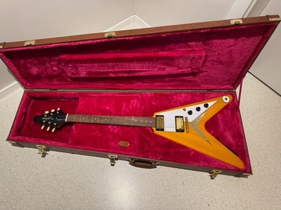 Epiphone 1958 Flying V Korina Aged Natural - Inspired by Gibson Custom Shop