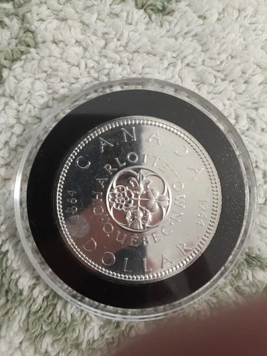 1964 Canada Silver Dollar, Proof-Like Uncirculated Brilliant Silver