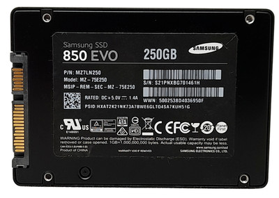 Samsung SSD 850 EVO MZ-75E250 250GB SATA 2,5'' 90-99% Health