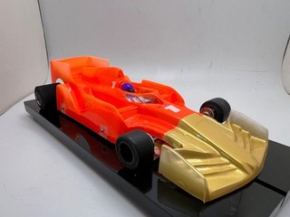 1/24 SLOT CAR JK PRODUCTS FORMULA 1 CHEETAH 7 CHASSIS FEATHER 15 MOTOR RED FOX
