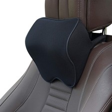 Car Seat Neck Pillow 100 Memory Foam Ergonomic Headrest Cushion - Relieve Neck