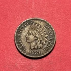 (1) Beautiful Antique 1881 Indian Head Cent/Penny CHOICE VF-VERY FINE