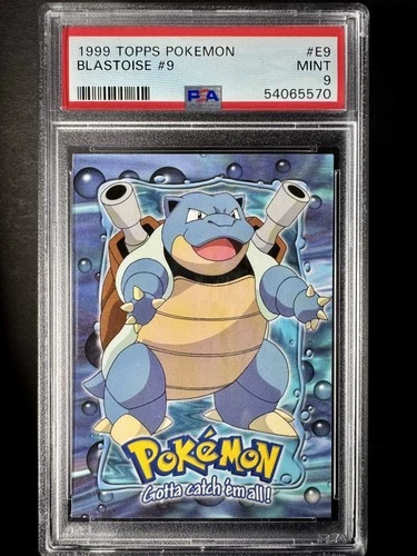 1999 Topps Pokemon Blastoise #E9 PSA 9