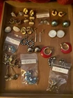 Vintage Costume Jewelry Clip On Earrings Lot-3 Weiss, Coro