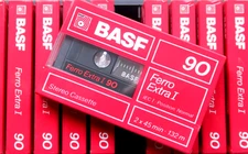 BASF Ferro Extra I 90 Normal Position Type I Blank Audio Cassette - France 1988