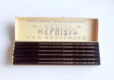 Vintage Pencils L&C Hardtmuth Mephisto 73B Medium w/Box New