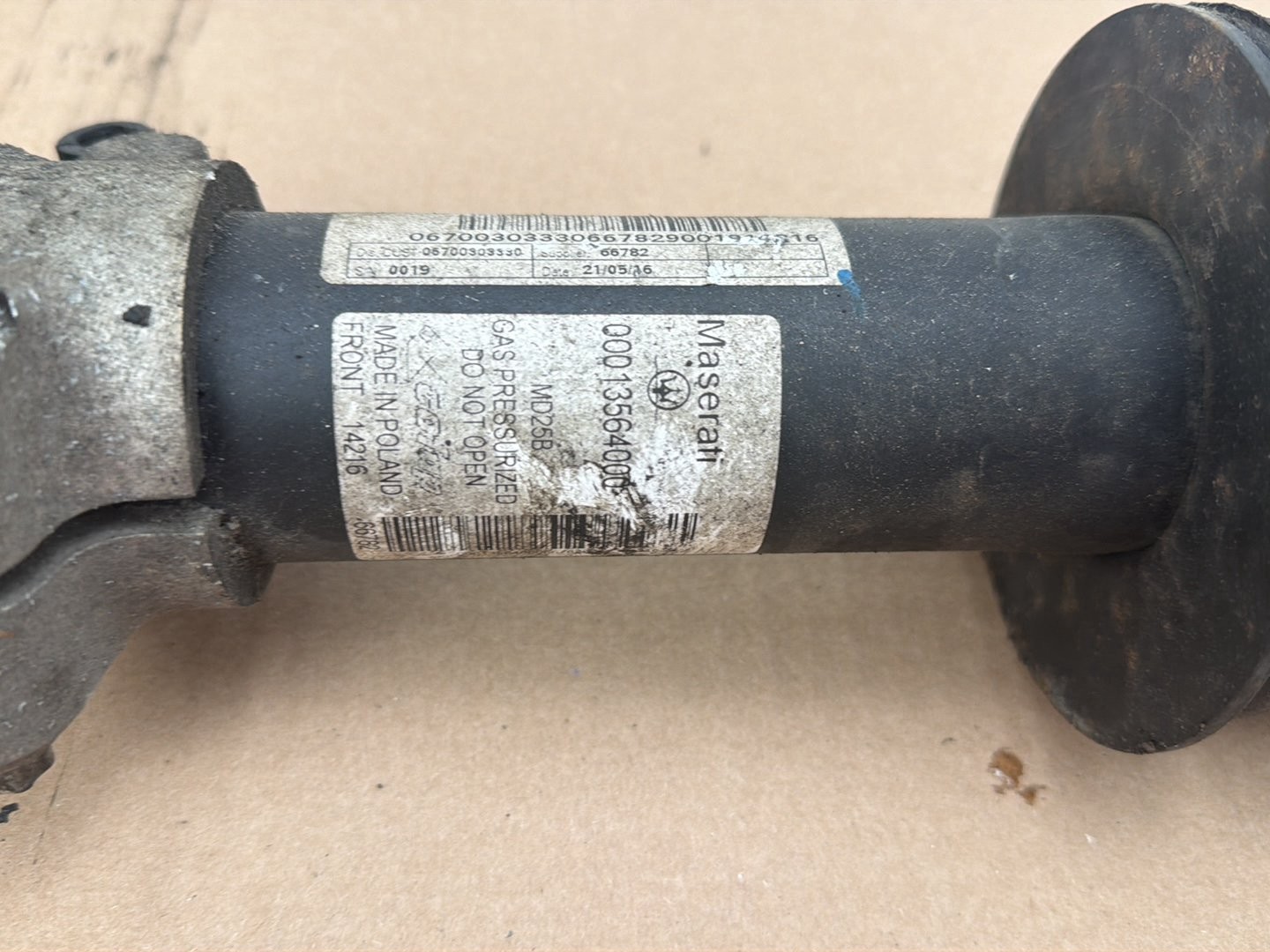 Maserati Ghibli 2014-2017 Damper P/N 06700303330
