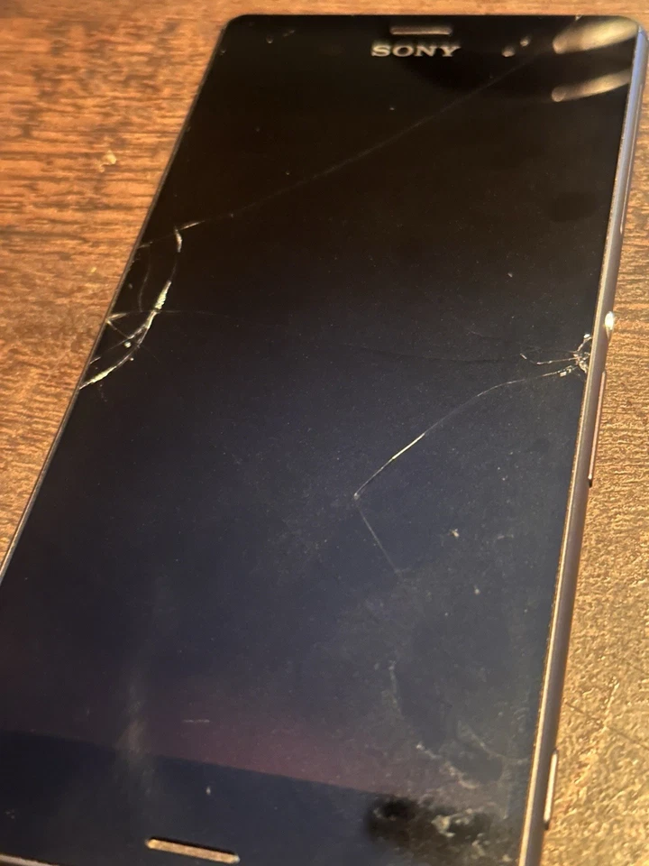 Teléfono Celular Sony Xperia Android T-MOBILE Negro SOLO PARA REPUESTOS Ver Descripción Foto 3 de 4