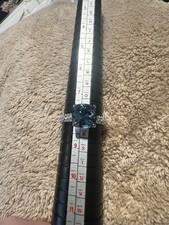 Cubic Zirconia Blue Stone With Small Pave Stones In 925 Sterling Silver, Size 8