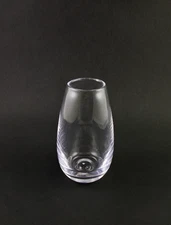 Simon Pearce Glass Burlington Bud Vase With Label