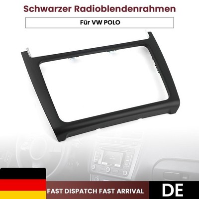 für VW MQB POLO 6R 2014-2017 OEM Mattschwarz MIB Radio Rahmen Dekorative Blende