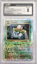 Pokémon IVYSAUR 47/110 Reverse Holo Legendary Collection Graded CGC 8 NM/MINT 🍒 on eBay