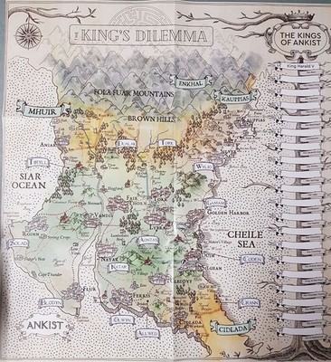 The King's Dilemma: Giant Map Promo Spielbox - Horrible Guild - New!