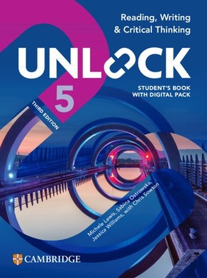 Unlock Level 5 Reading, Writing and Critical Thinking Student's Book with Di  3e