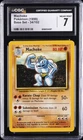 1999 POKEMON BASE SET #34/102 MACHOKE CGC 7