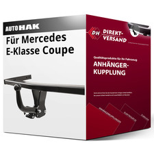 Für Mercedes E-Klasse Coupe Typ C124 (Auto Hak) Anhängerkupplung starr neu