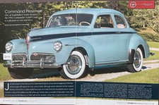 1941 Studebaker Commander Coupe 6 Pg Article 1941 Studebaker Commander Coupe 6 Pg Article