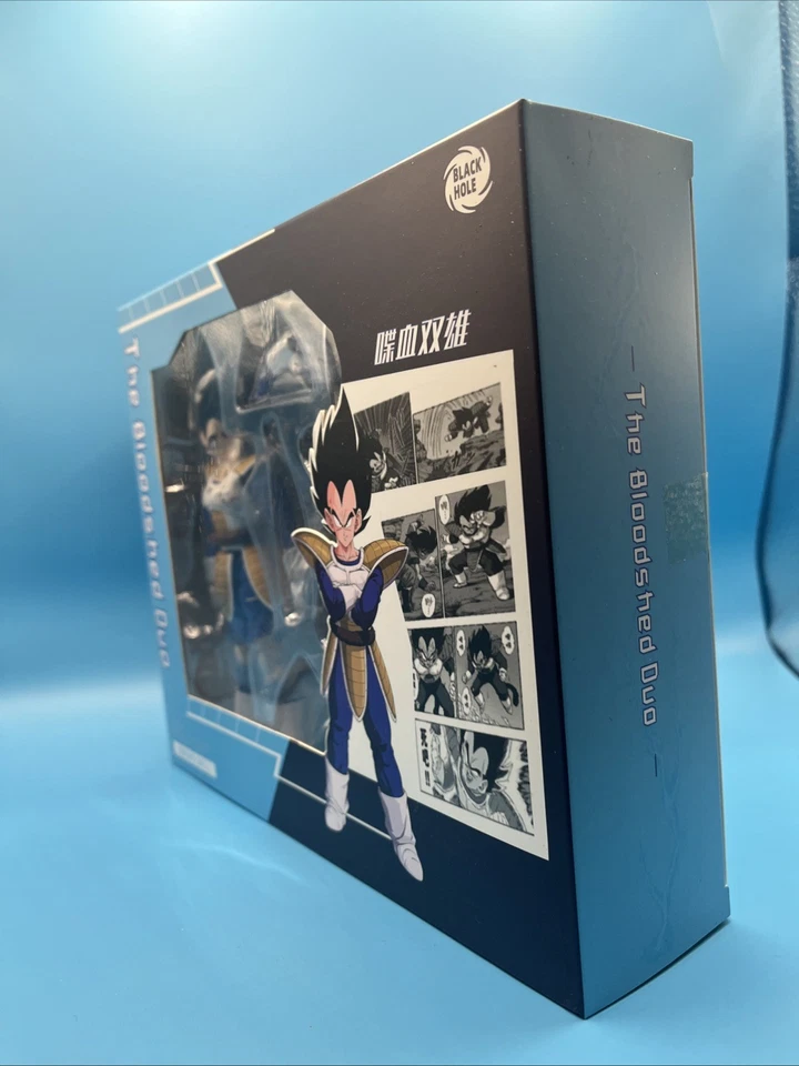 SH Figuarts Dragon Ball Z Black Hole Scouter Vegeta & Battle Damaged Armor *NEW* - Image 3 of 4