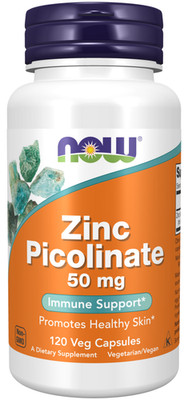 NOW Foods Zinc Picolinate 50mg - 120 Kapseln