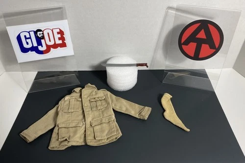 Hasbro Gi Joe Tan Australian Jungle Fighter Mouth of Doom Jacket Machete Sock