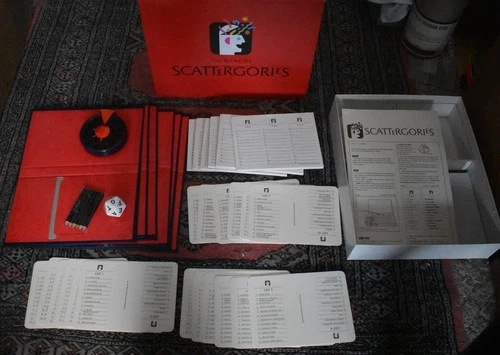 Vintage The Game of Scattergories Word Game 1988 Milton Bradley - Complete