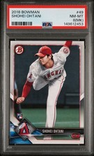 2018 Bowman Shohei Ohtani #49 (RC) PSA 8