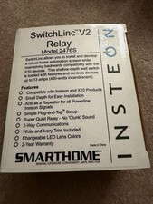 INSTEON Smarthome Relay On/Off Switch V2 2476S - White -