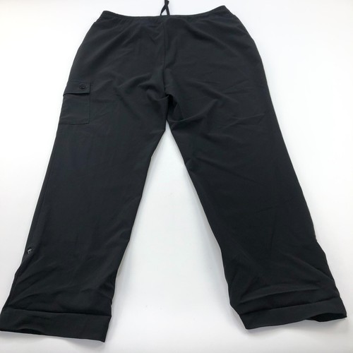 Zenergy by Chico's 8 (Fit 32W 28L) Mid Rise Convertible Roll Up Travel Pants - Picture 2 of 13