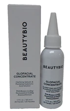 BeautyBio GLOfacial Concentrate 50 ml 1.7 oz Salicylic + Hyaluronic Acid Serum