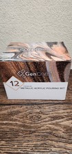 Metallic Acrylic Pouring Paint 12 Colors Pre Metallic 12 x 60ml 2 fl oz NOB