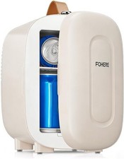 Mini Nevera 5 Litros 6 Latas Pequeña Nevera para Dormitorios Refrigerador Portátil y Calentador