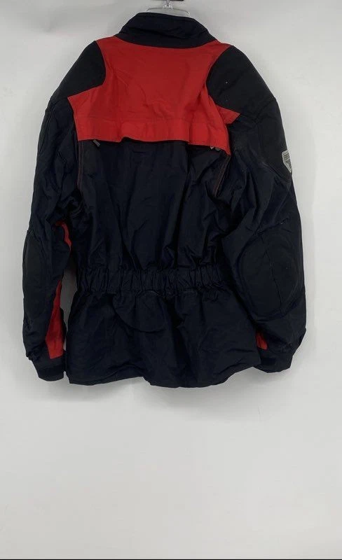 Firstgear Mens Black Red Long Sleeve Adjustable Strap Biker Jacket Size Large - Image 2 of 4