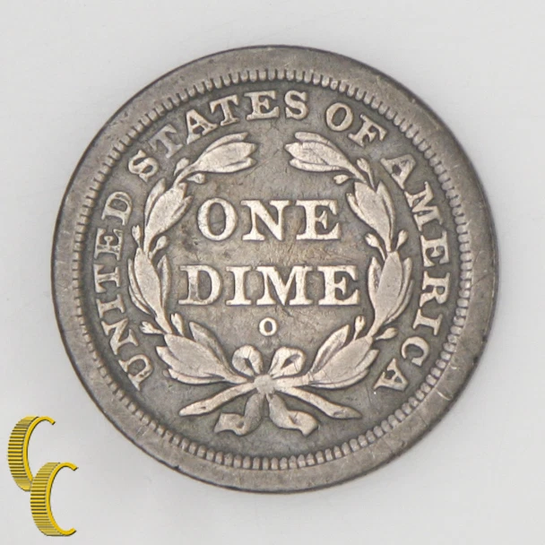 1841-O 10c Seated Liberty Dime (Very Fine, VF) Full Strong LIBERTY! - Image 2 of 4