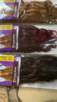 Darling Gold, Black Curly Quality  Hair Style suitable for Adult and children