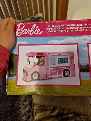 Barbie 3-in-1 DreamCamper Vehicle With Pool & Accessories (GHL93
