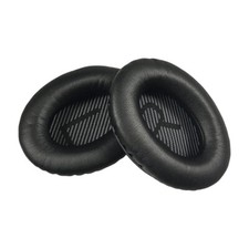 Ear Cushion Pads Pair Black for Bose QC2 / QC15 / QC25 / QC35 I II / Soundlink 2