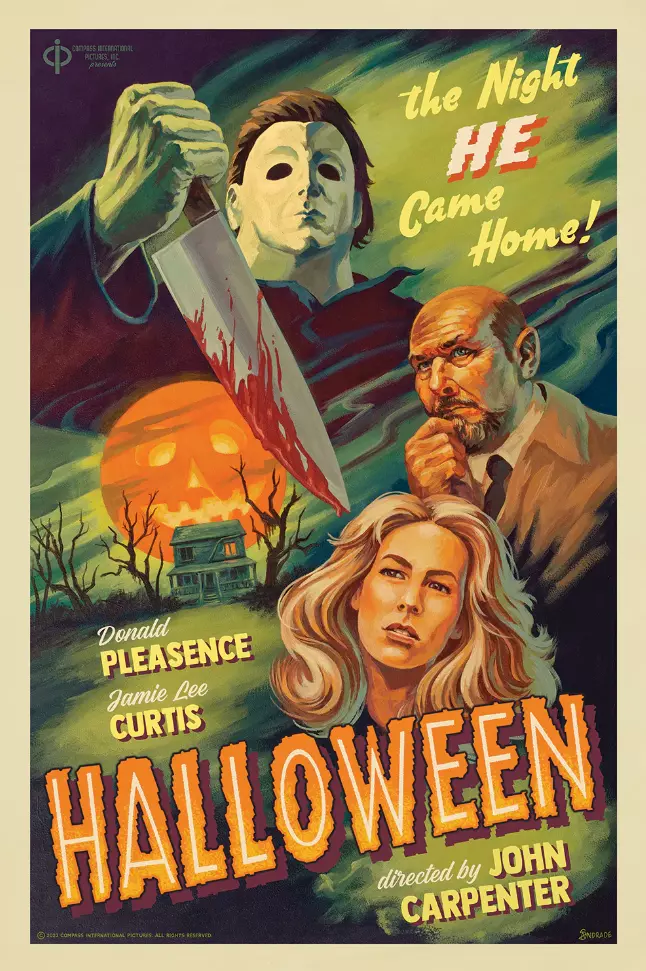 Sold at Auction: John Myers, John Carpenter's Halloween MICHAEL MYERS Movie  Poster