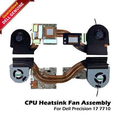 Dell Precision 7710 7720 M4500 CPU GPU Cooling Heatsink Fan Assembly YJNJK 