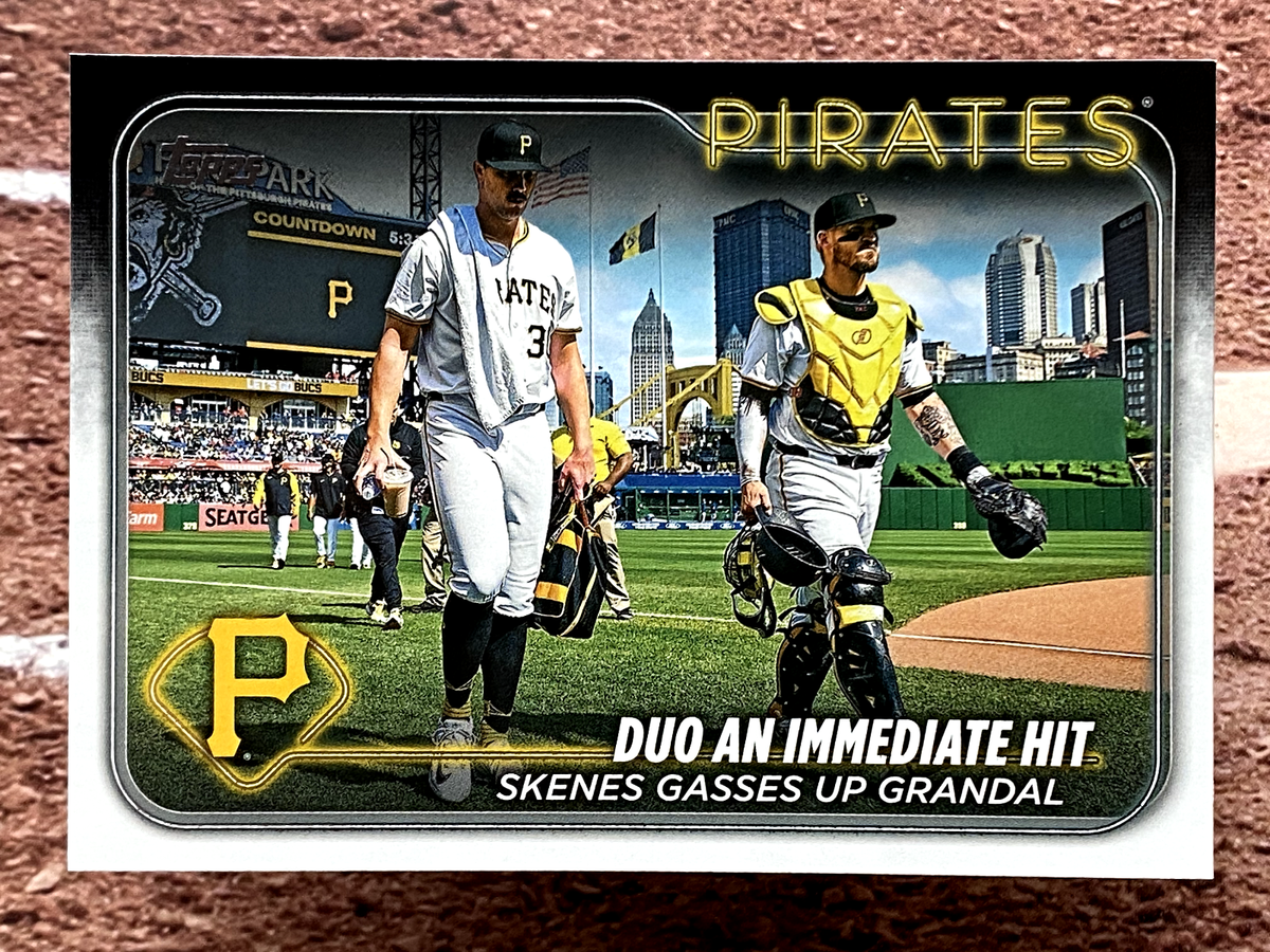 2024 Topps Update Paul Skenes Yasmani Grandal #US160 Pittsburgh 