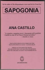 Ana Castillo / Sapogonia Uncorrected proof 1990 #280563