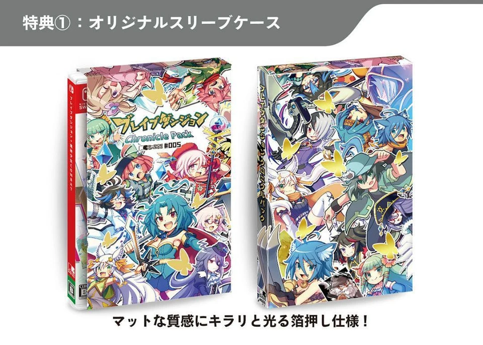 Brave Dungeon Chronicle Pack Limited Edition Nintendo Switch Japan Sealed Rare - Image 4 of 4